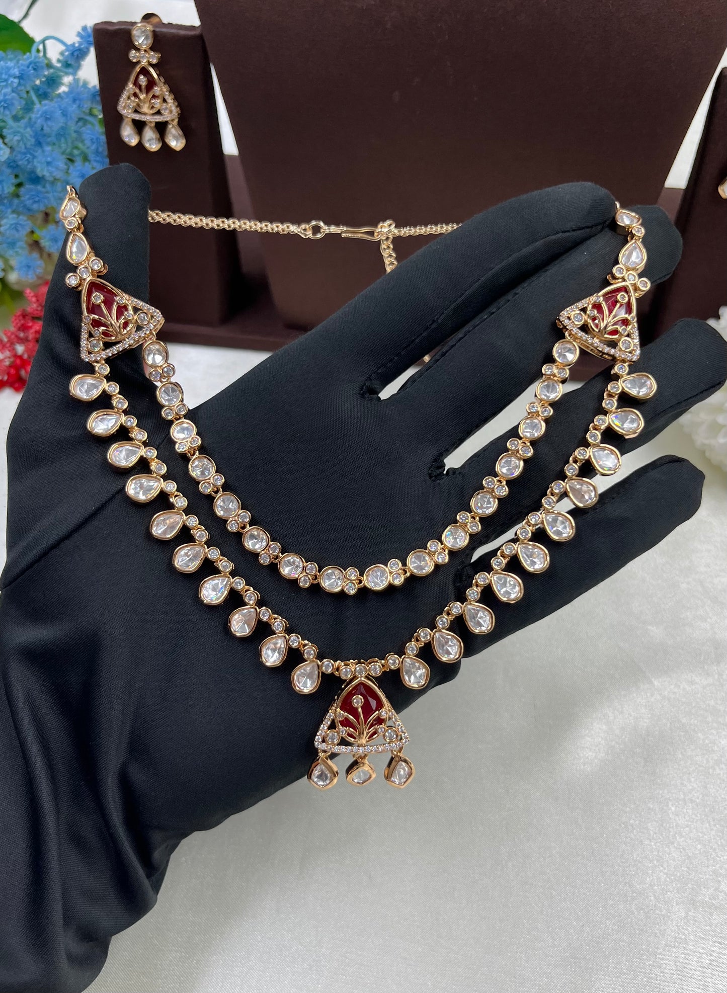 Priya Moissanite Delicate Necklace