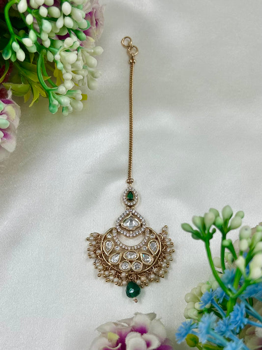 Rakhi Moissanite Mang Tika