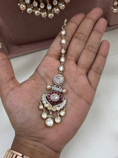 Kasturi Victorian Premium Combo Necklace Set