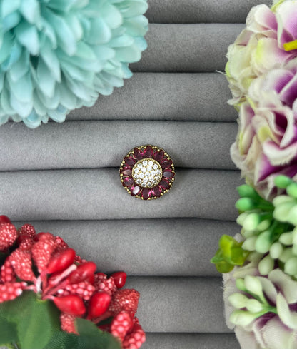 Aabha Victorian Finger Ring