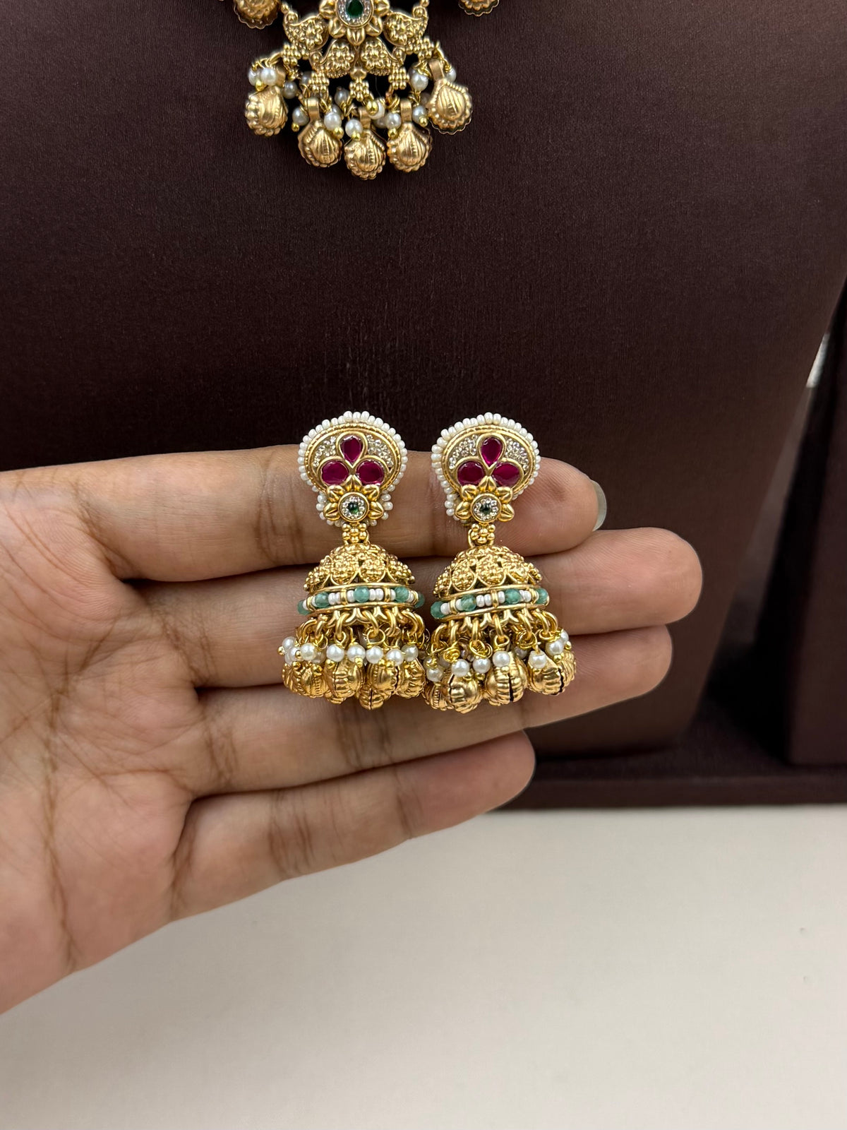 Pranisha Heritage Chorski Necklace Set