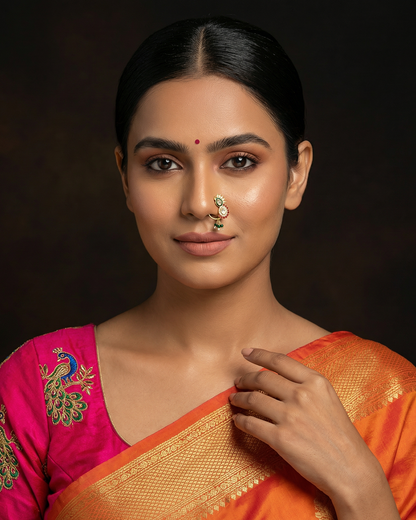 Usha Moissanite Nose Ring