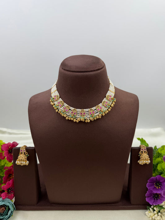 Tanvi Premium Chorski Necklace Set