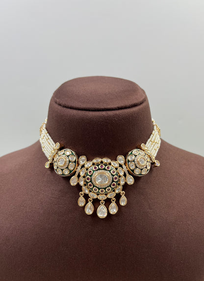 Mitali Moissanite Choker Necklace