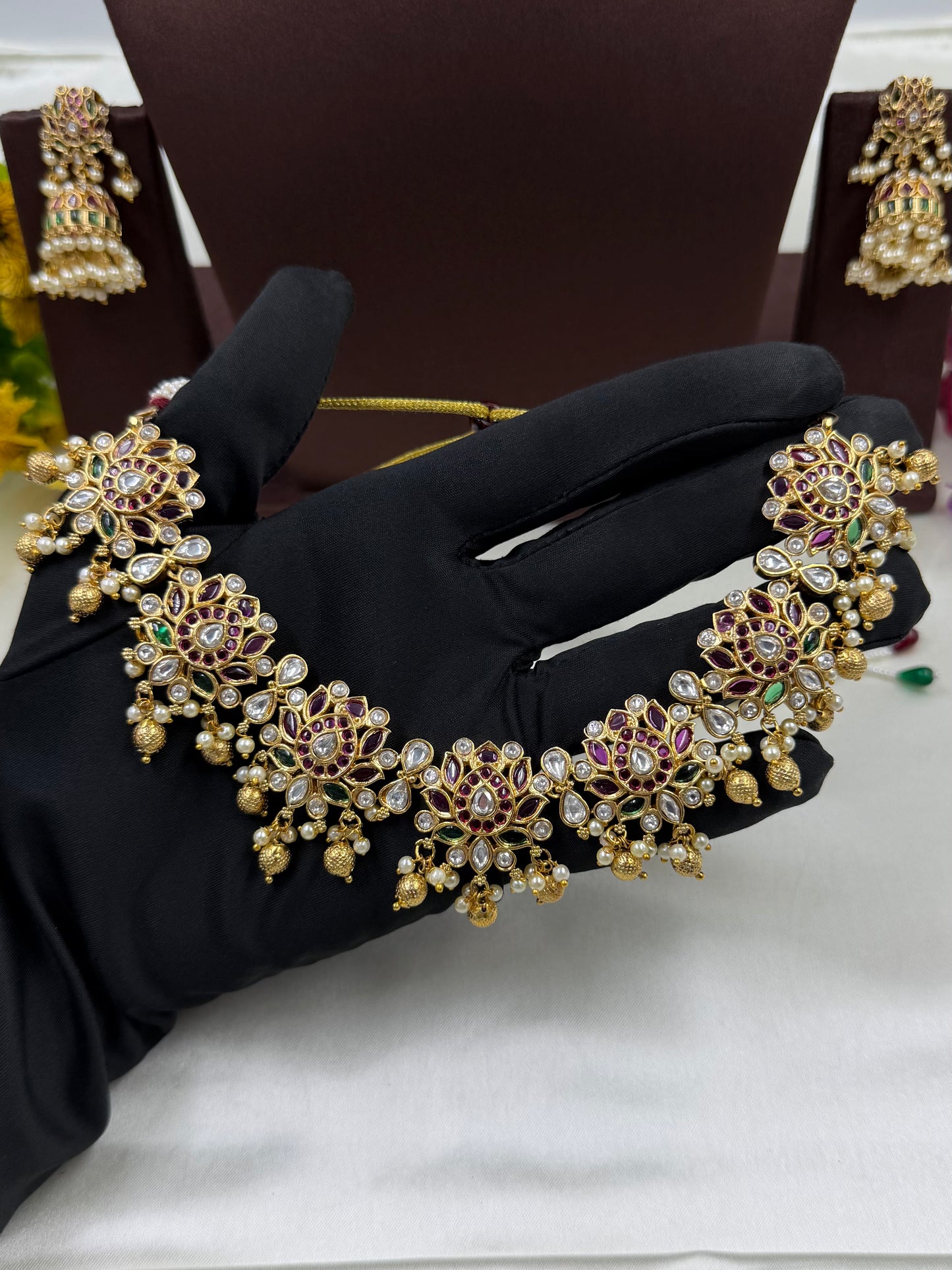 Janvi Victorian Traditional Premium Necklace
