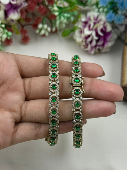 Anusha Victorian Bangles (Openable)