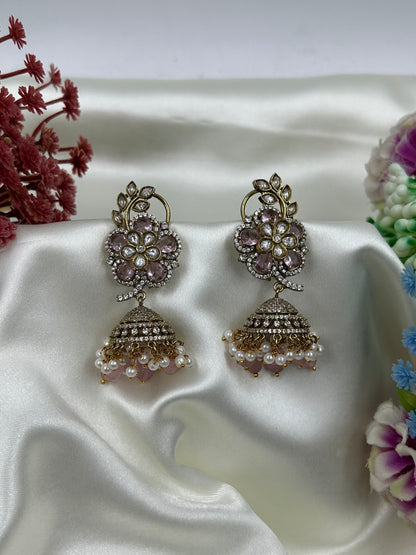 Sapna Victorian Flower Design Jhumka