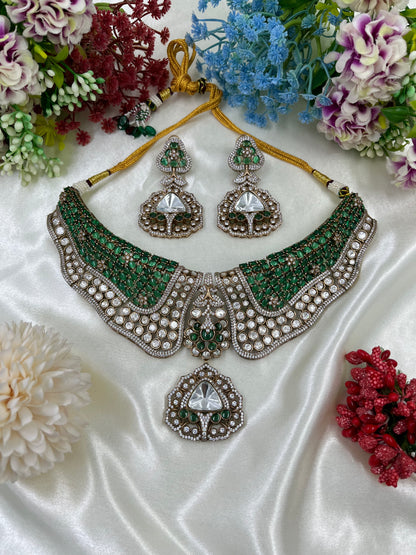 Sheesh Mahal Premium Kundan Necklace