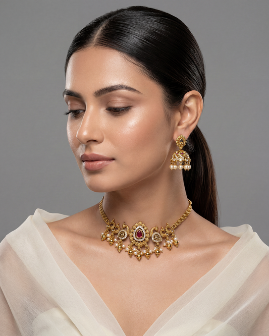 Jyoti Traditional Delicate Choker Necklace