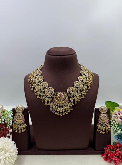 Nritya Heritage Chorski Necklace Set