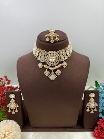 Myra Moissanite Kundan Choker