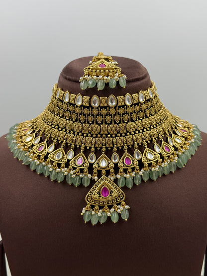 Tvesha Premium Heritage Choker Set
