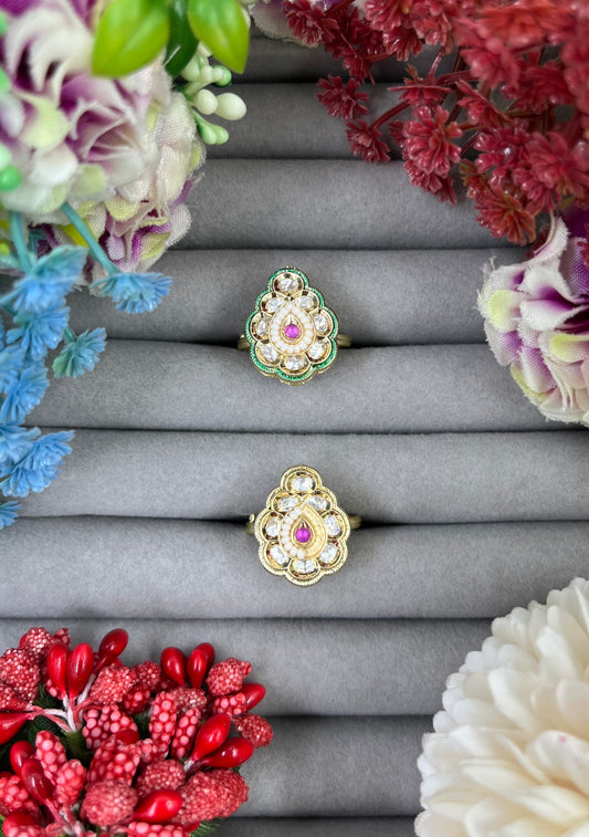 Pooja Moissanite Ring