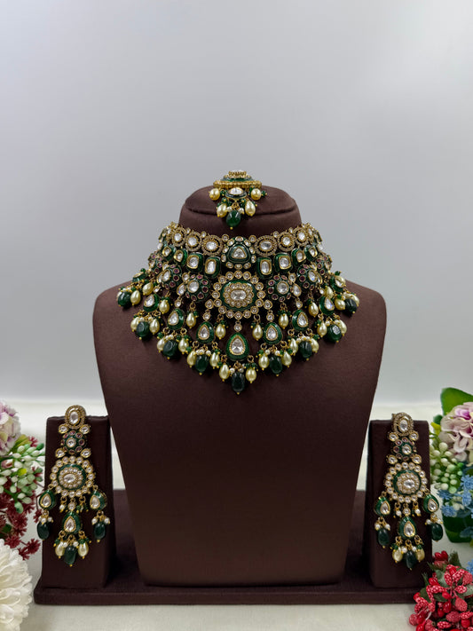 Maira Polki Kundan Choker Necklace Set