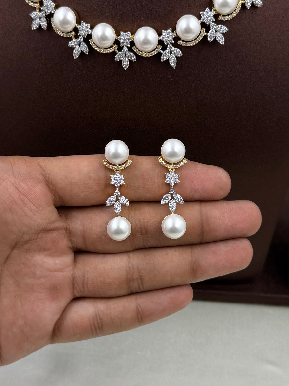 Scarlett American Diamond Necklace Set