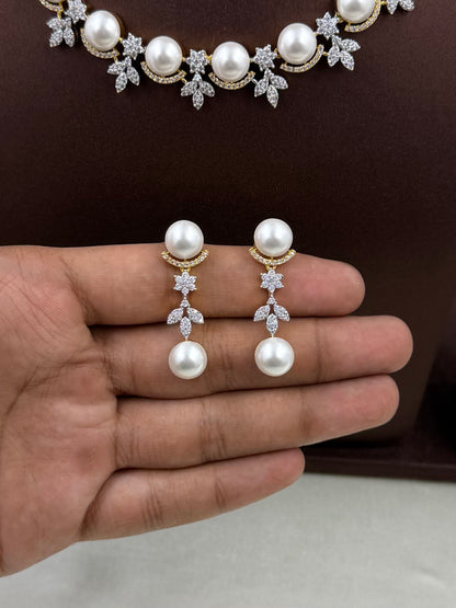 Scarlett American Diamond Necklace Set