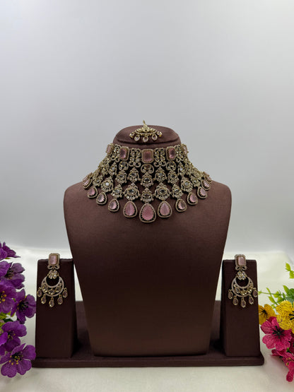 Dhara Victorian Choker Necklace