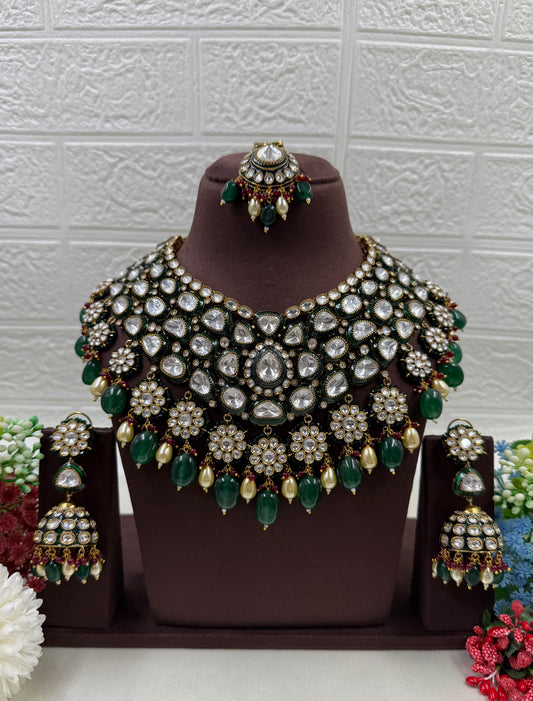Jagruti Polki Kundan Necklace Set