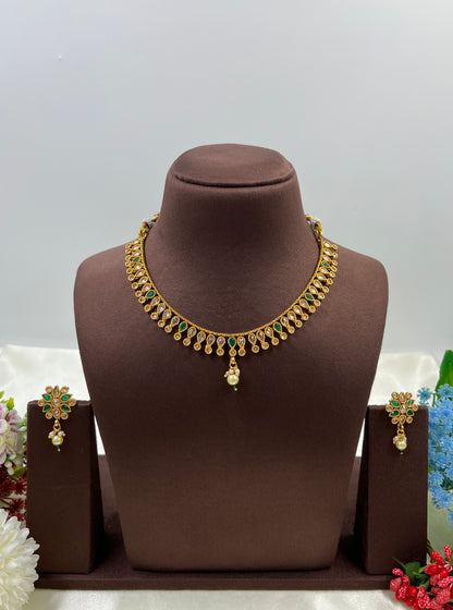 Pallavi Delicate Traditional Necklace