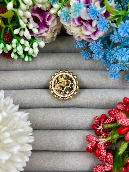 Heena Heritage Finger Ring (Adjustable)
