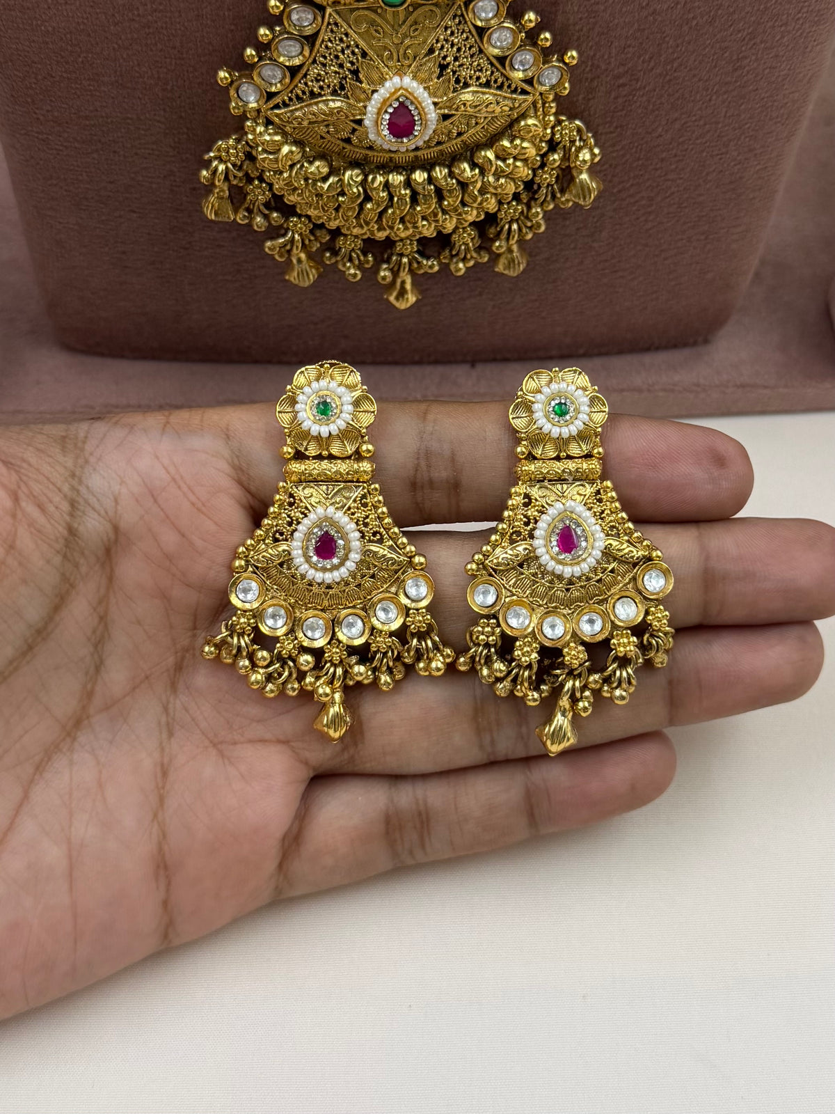 Aditi Chorski Heritage Long Necklace Set