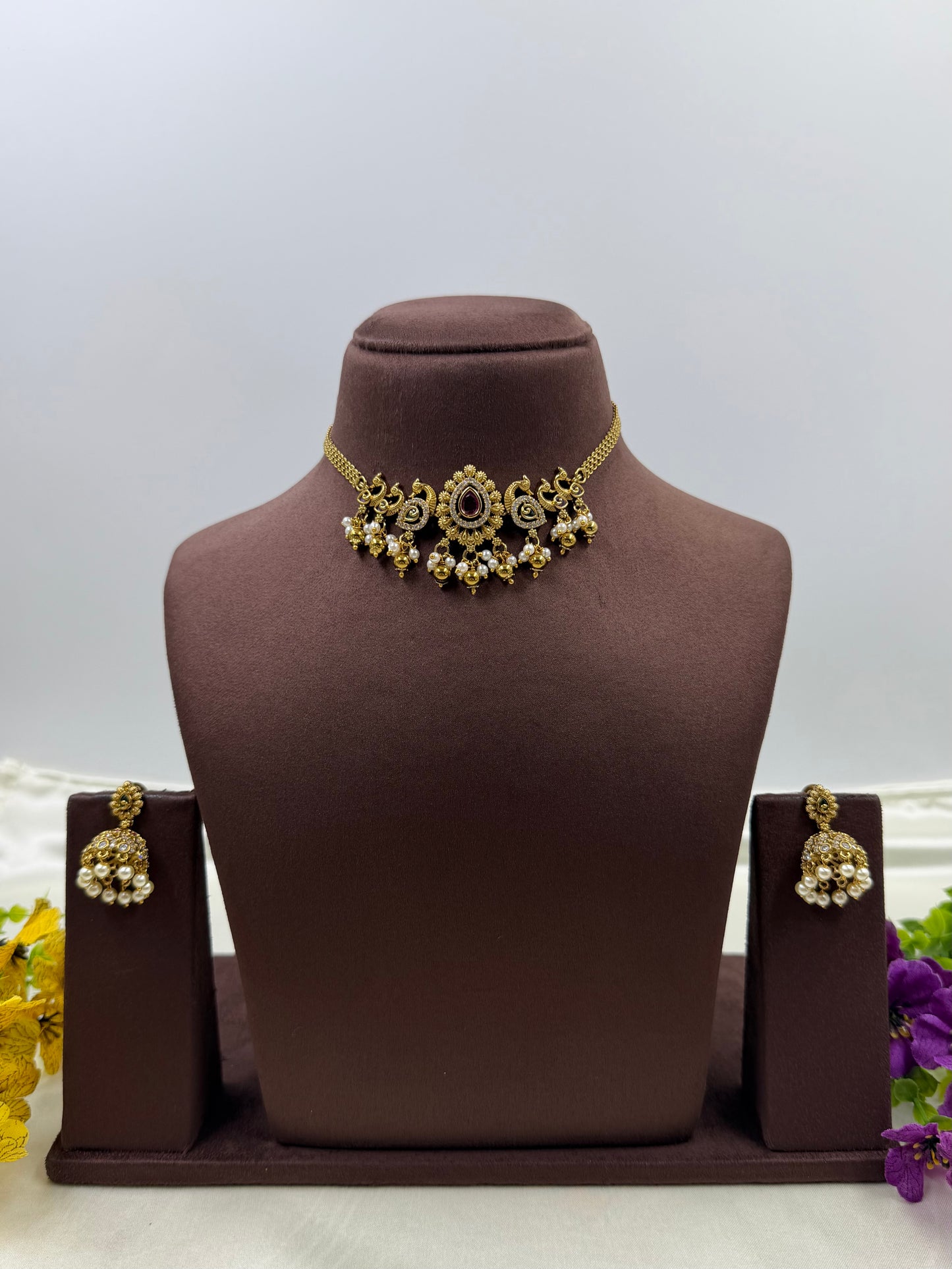 Jyoti Traditional Delicate Choker Necklace