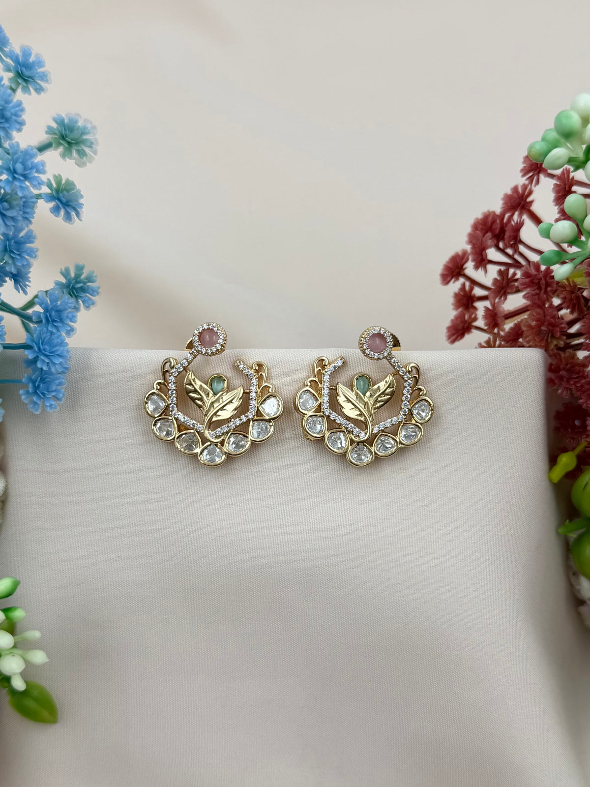 Priya Moissanite Earring