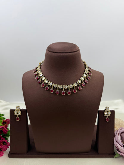 Pooja Premium Victorian Necklace Set