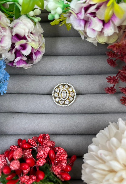 Sura Dual Tone Ad Ring