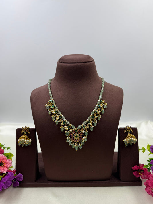 Jaanvi Traditional Semi Long Necklace