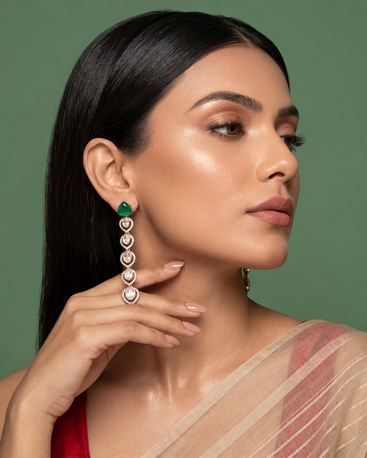 Nia Moissanite Earring