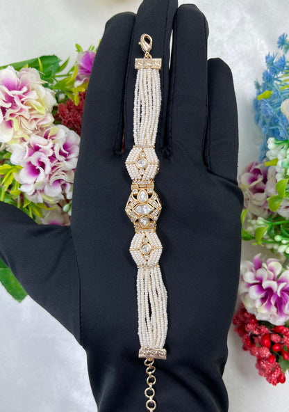 Rachna Moissanite Moti Bracelet