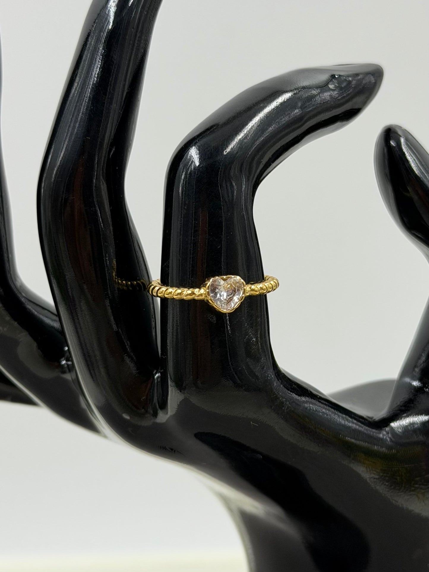 Sophia Anti-Tarnish Stainless Steel Ring (Adjustable)