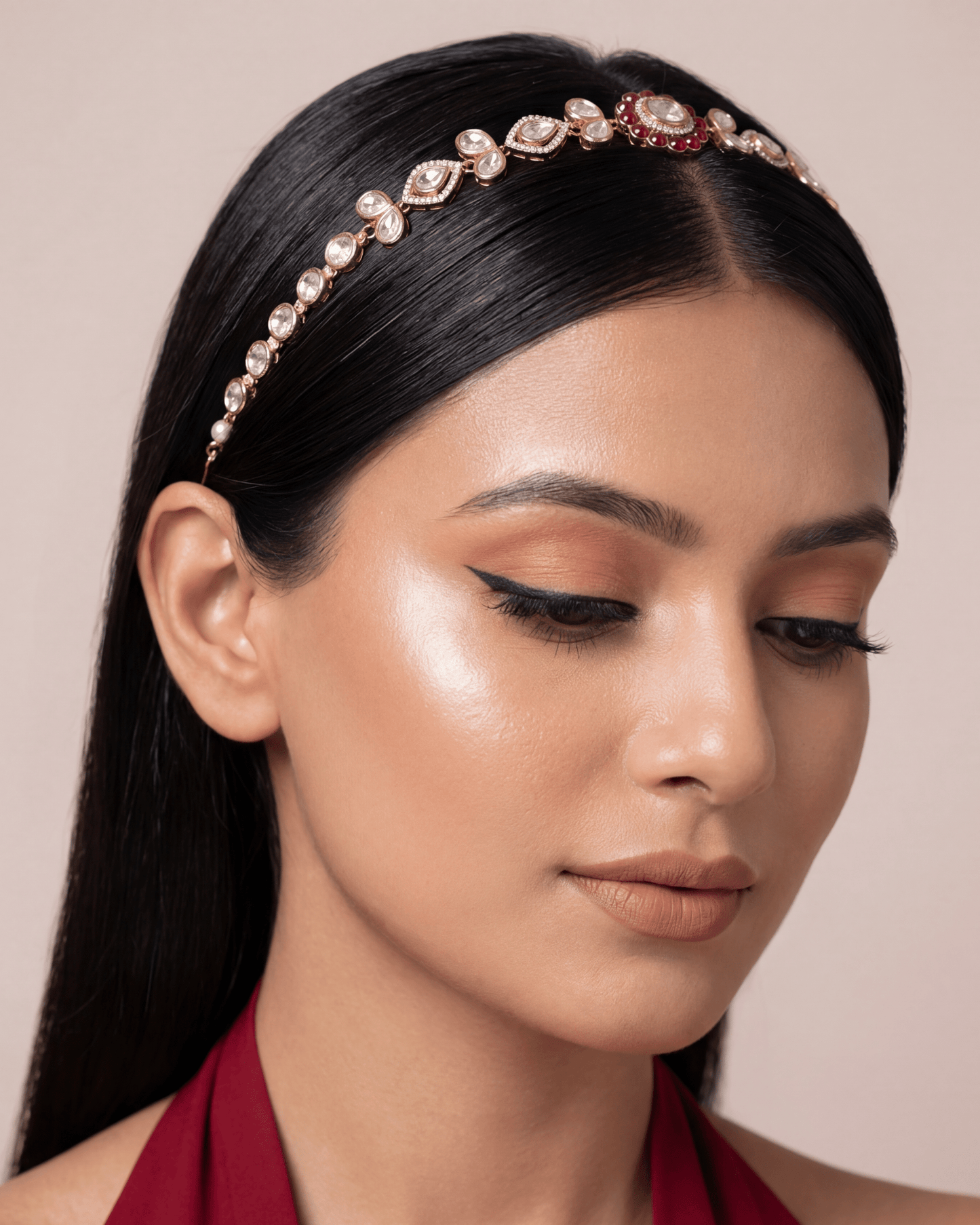 Supriya Moissanite Sheesh Patti