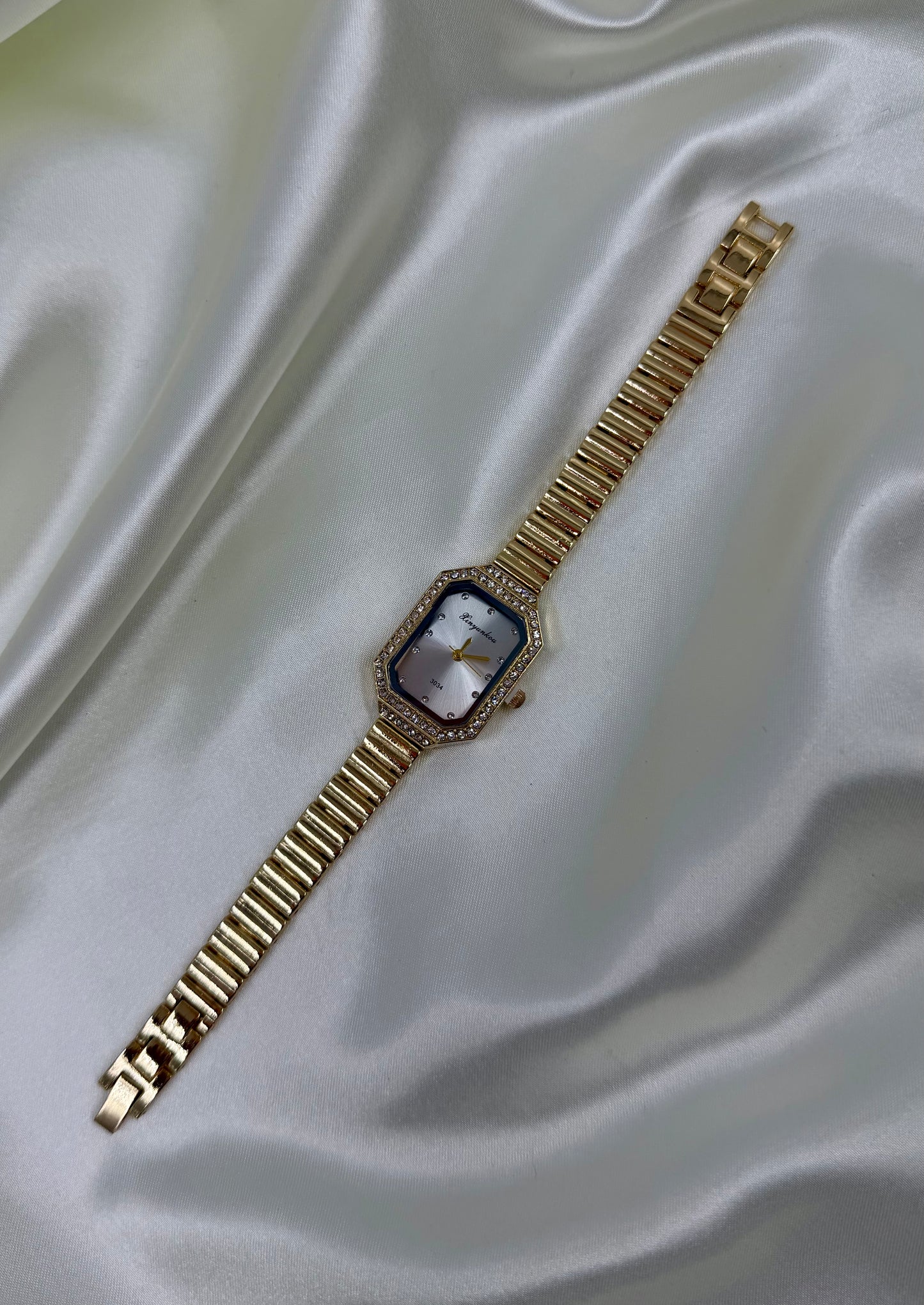 Vedanshi Gold Stainless Steel Watch (Adjustable)