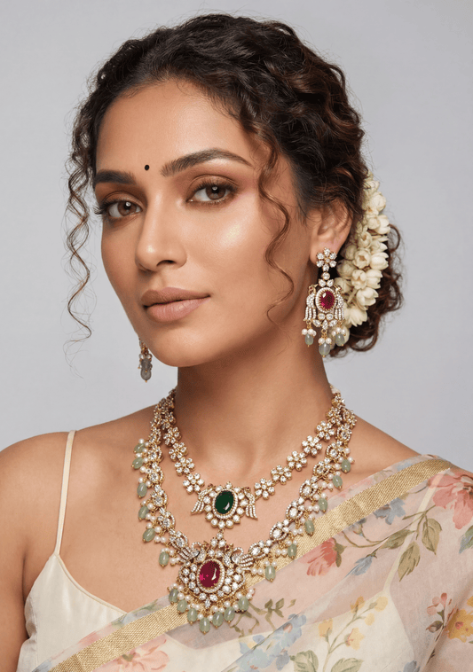 Shrevali Layered Moti Necklace