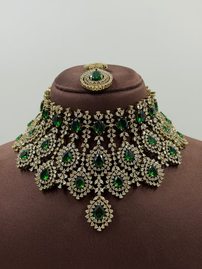 Swara Ad Victorian Choker Necklace Set