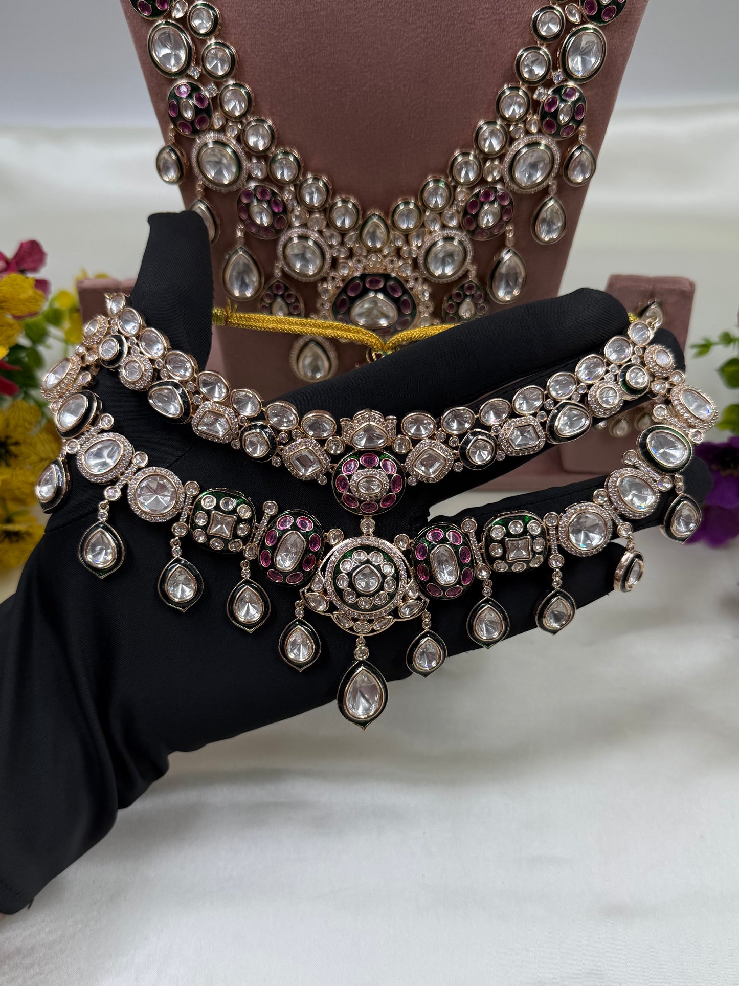Suchita Moissanite Premium Semi Bridal Set