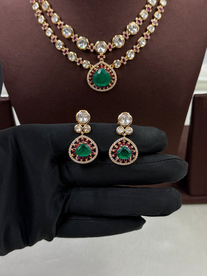 Nalini Moissanite Necklace Set