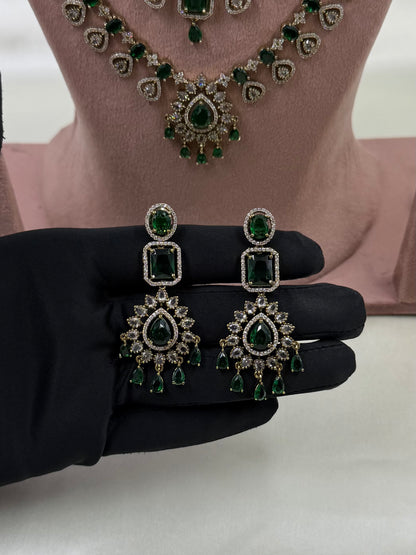 Nayana Triple Layer Victorian Necklace Set