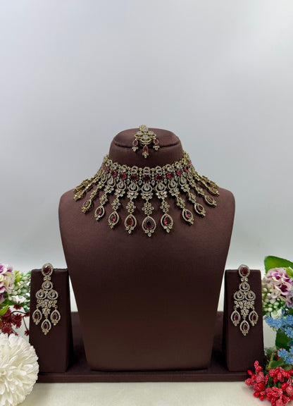 Daksha Premium Victorian Choker NecklaceSet