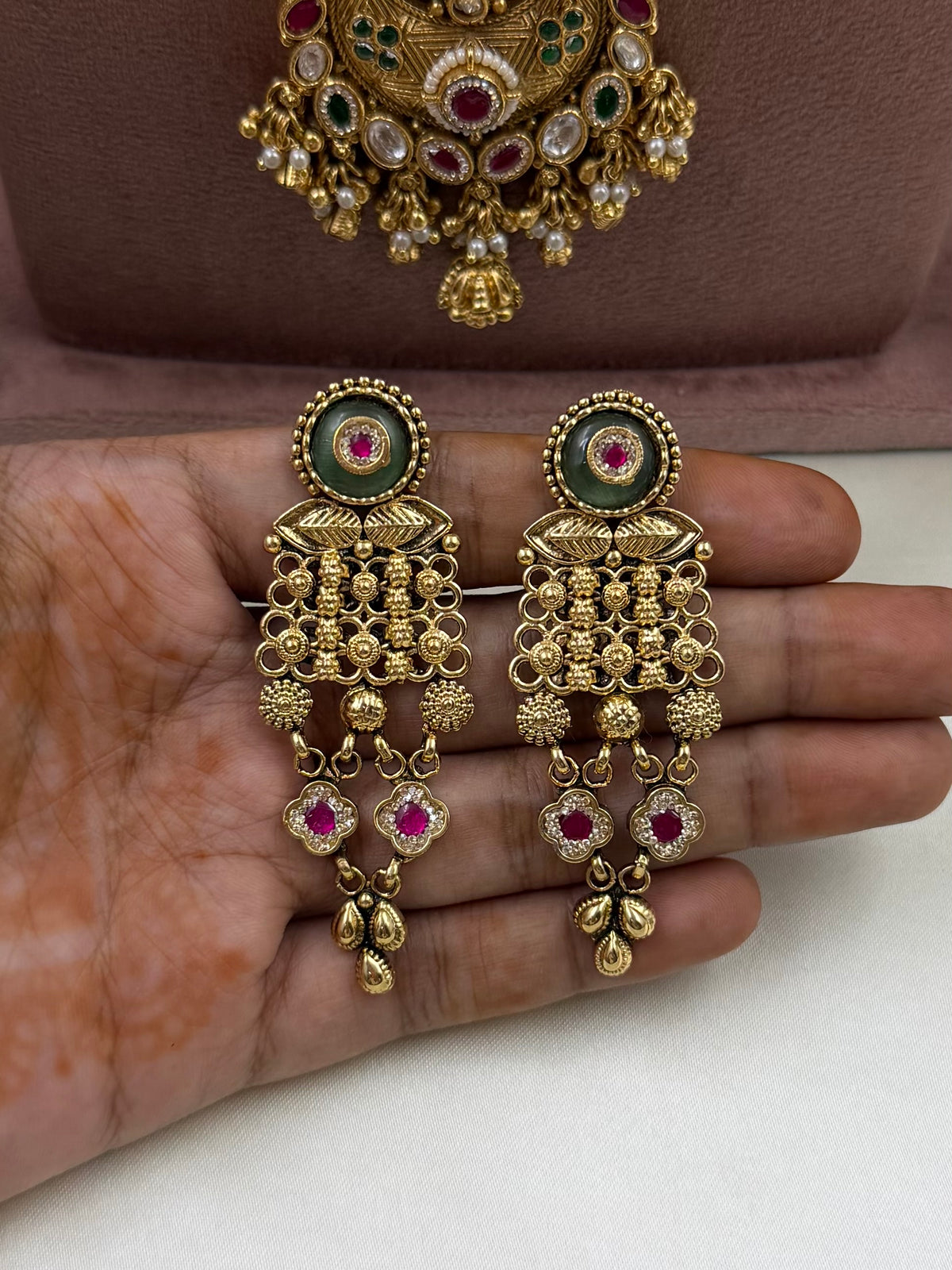 Jyoti Heritage Chorski Combo Necklace Set