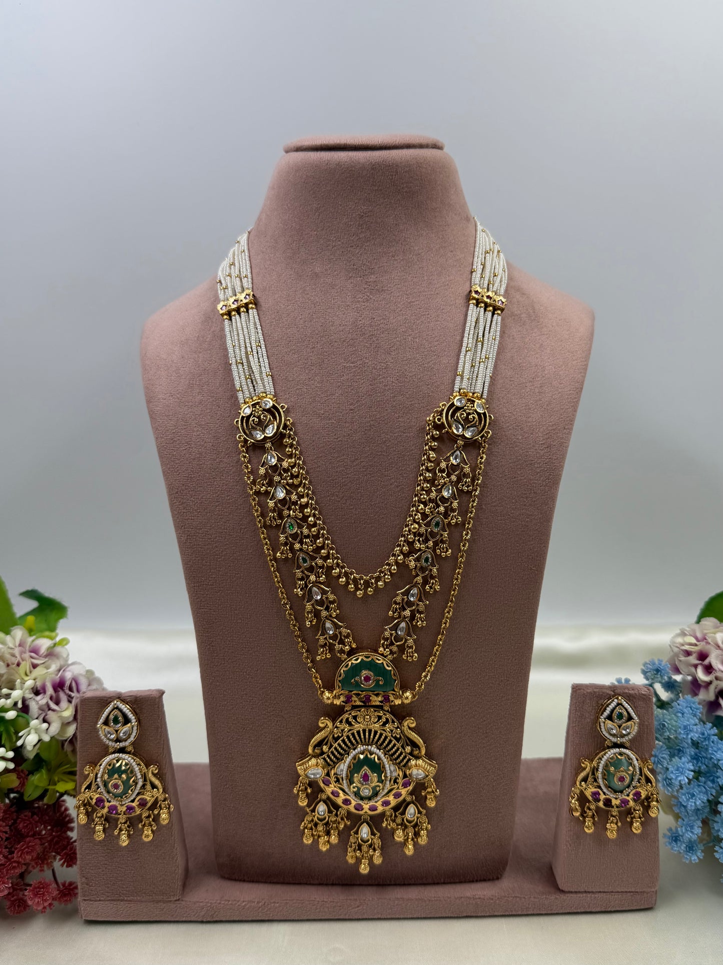 Charita Heritage Long Necklace Set