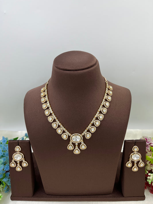 Brinda Delicate Moissanite Necklace