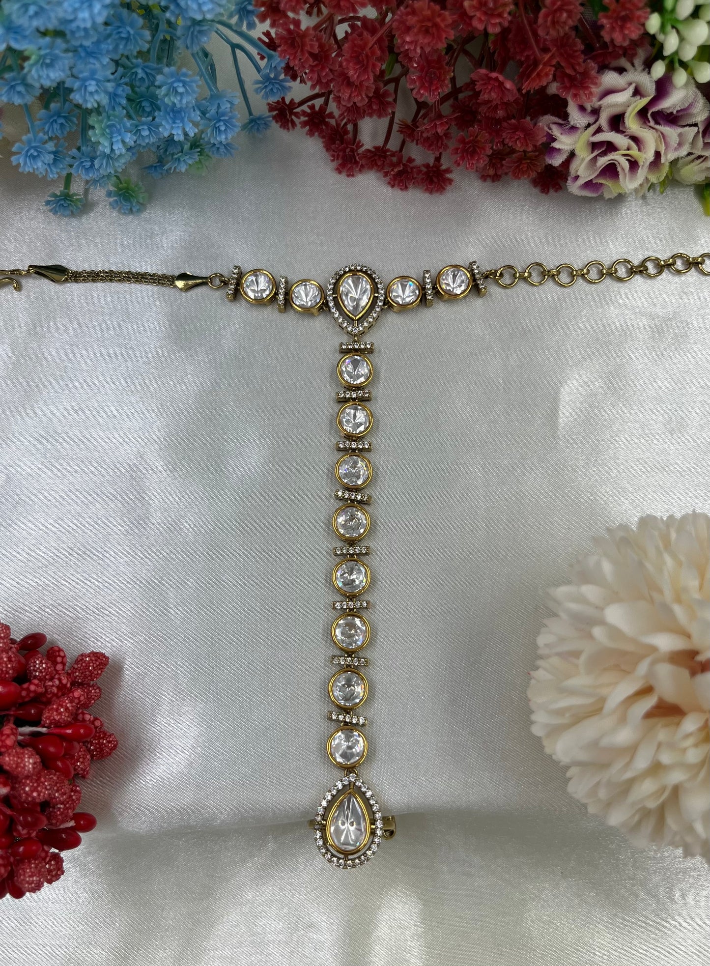 Aarohi Moissanite Premium Hath Panja (One pis)
