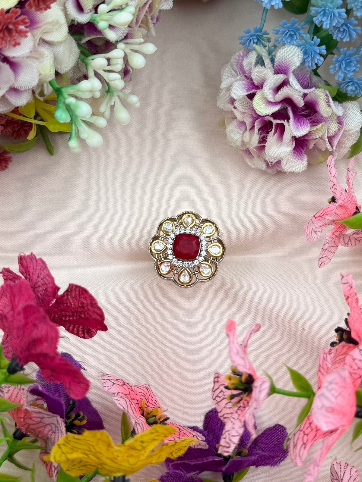 Vidhi Victorian Ring (Adjustable)