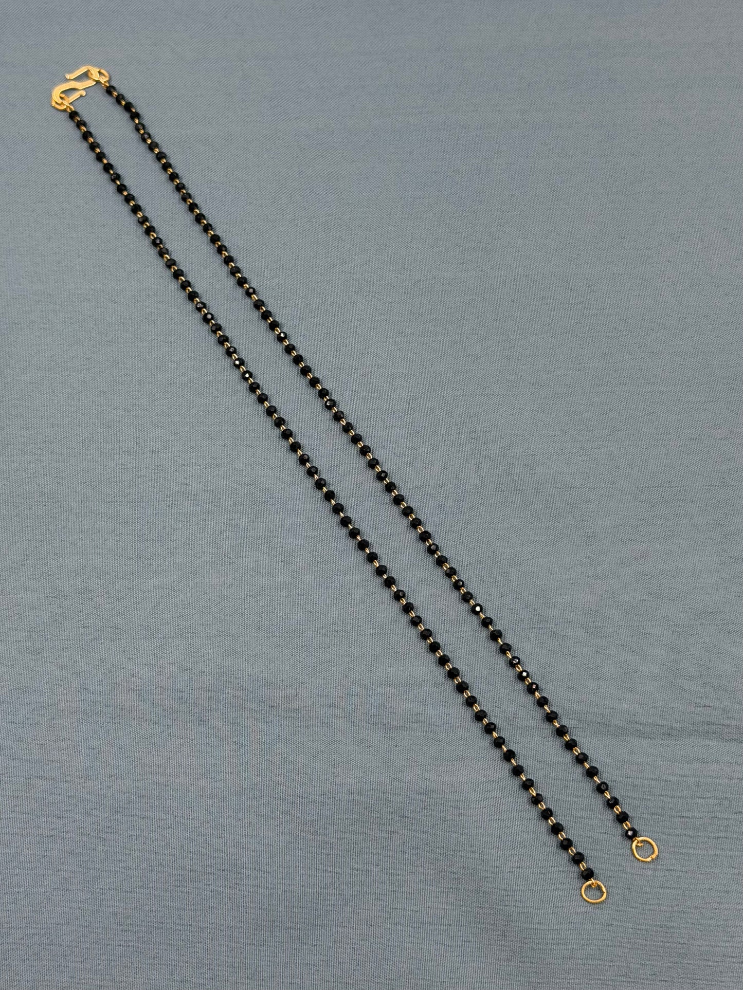 18 Inches Black Beads Chain