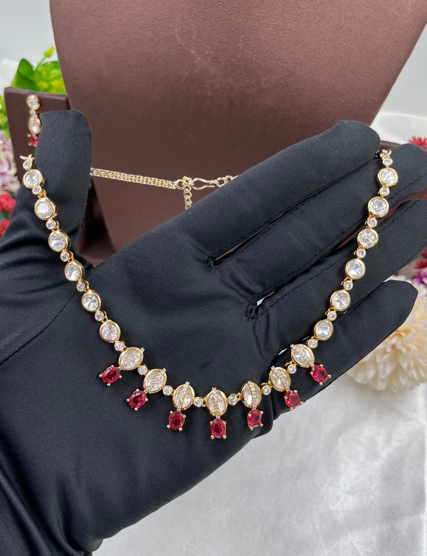 Shreya Moissanite Necklace