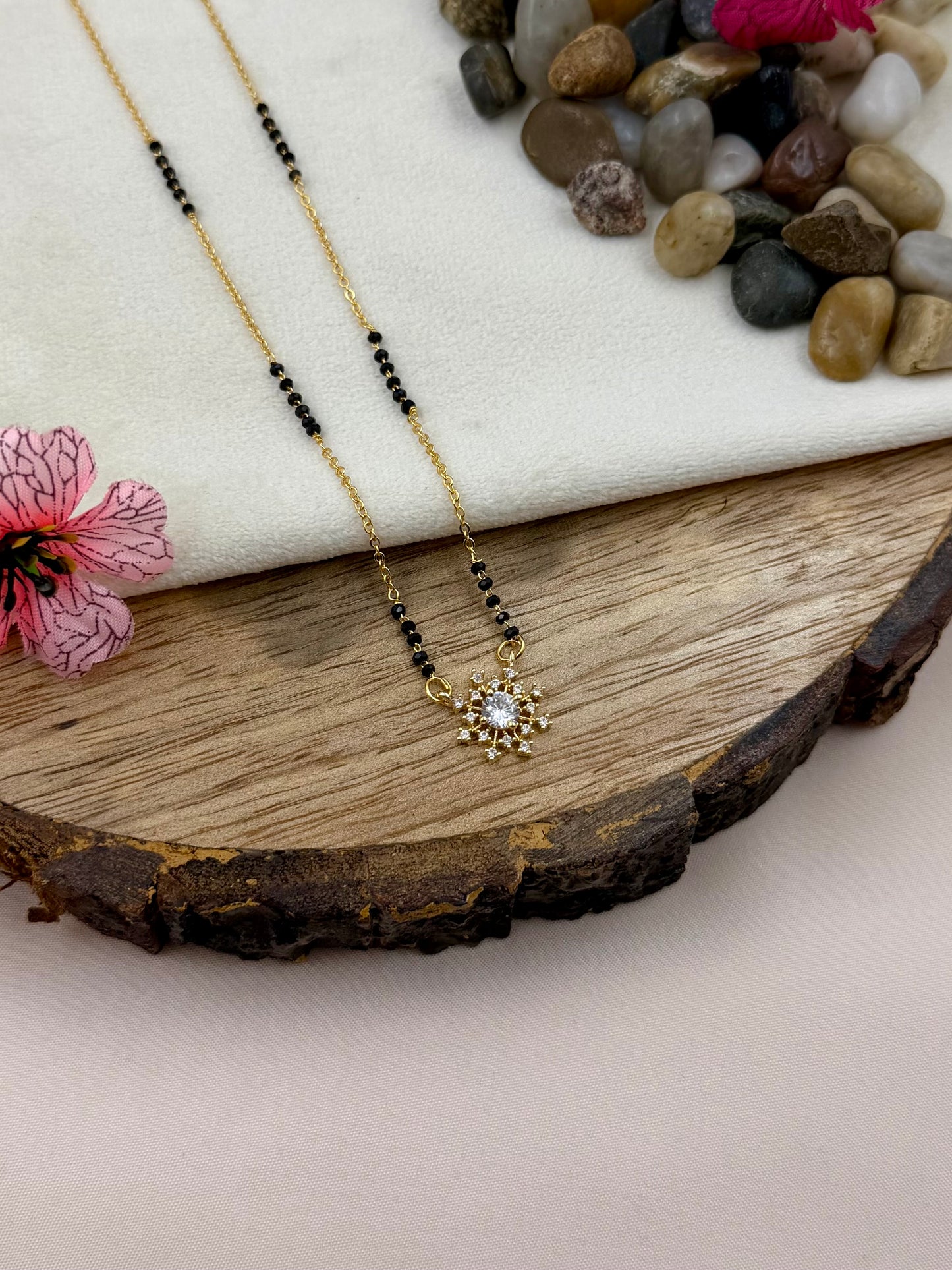 Sunflower Sparkle Mangalsutra