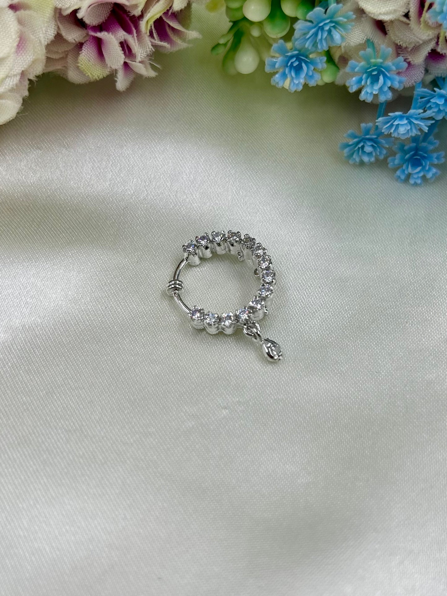 Juliee American Diamond Nose Ring